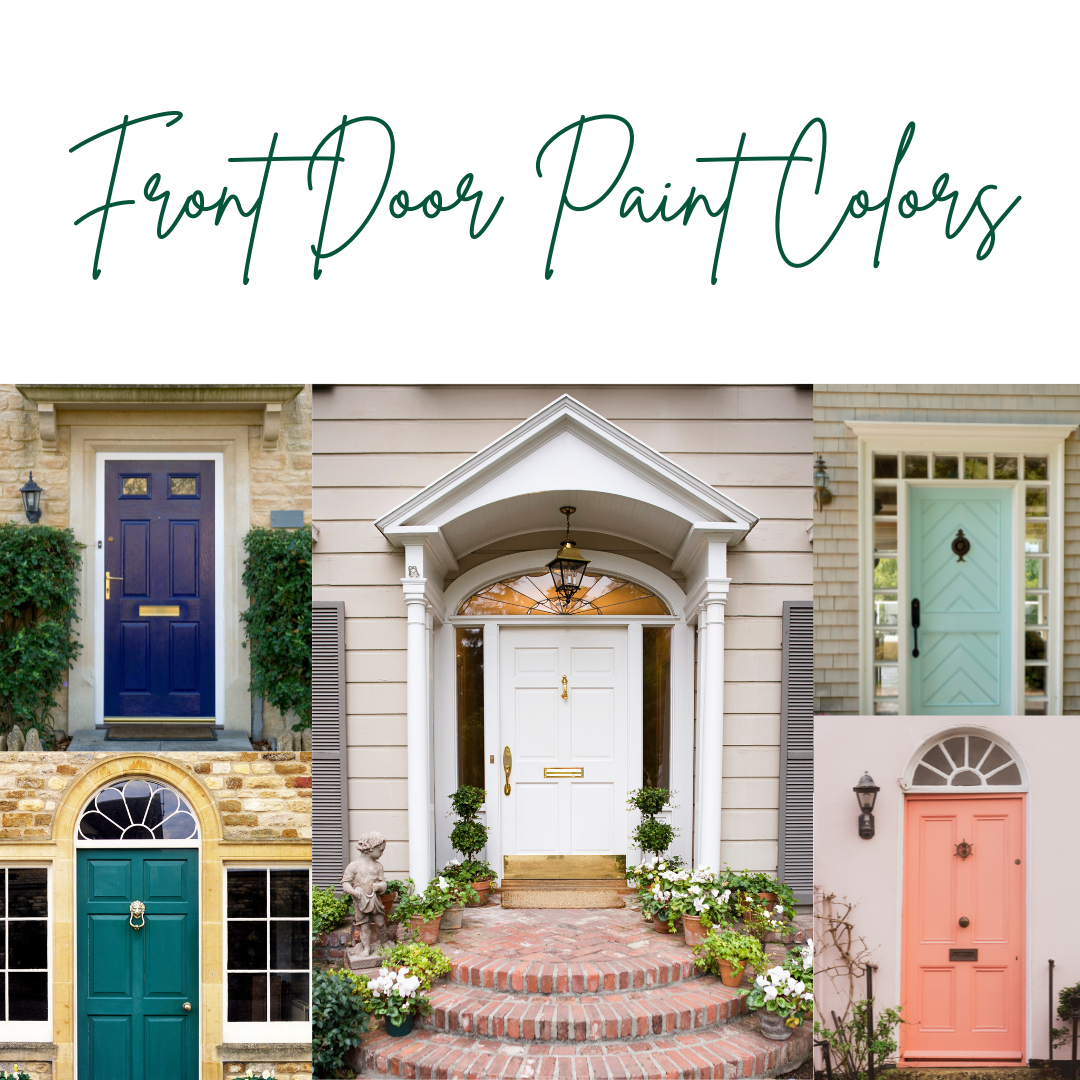 Door colors for online white houses